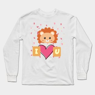 I Love U Long Sleeve T-Shirt